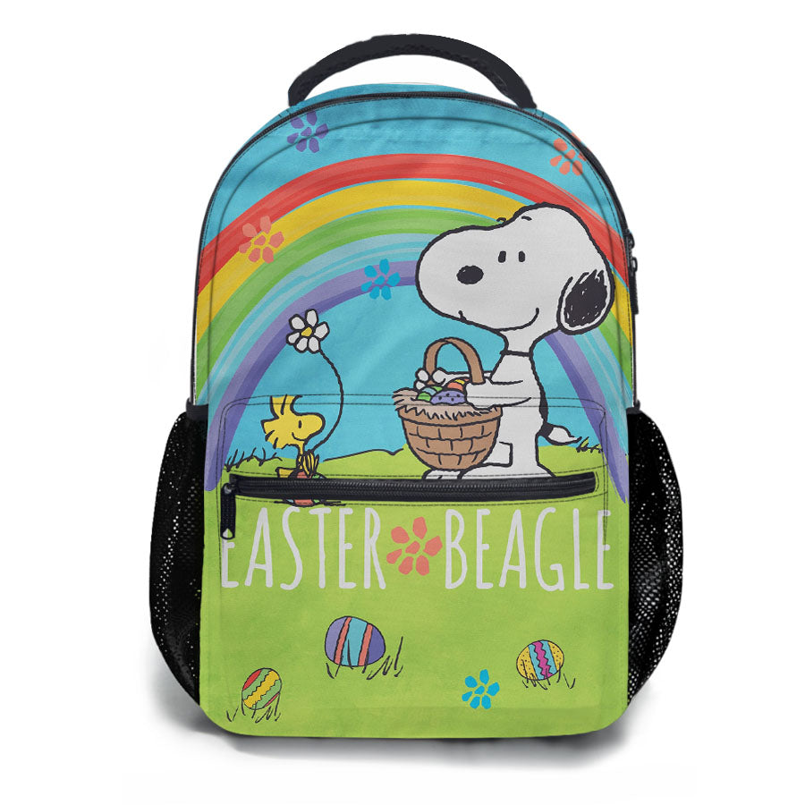 Peanuts Easter Beagle Snoopy School Backpacks