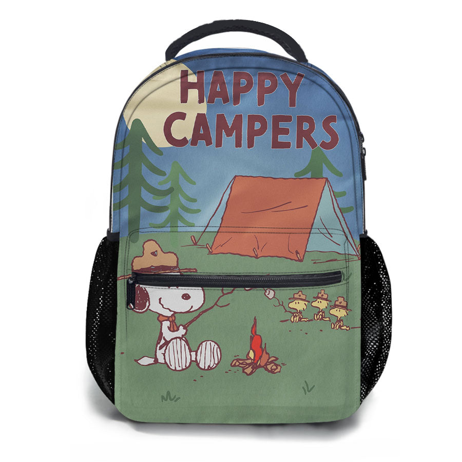 Peanuts Happy Camper S'Mores School Backpacks