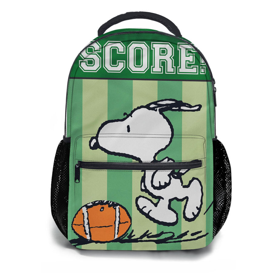 Peanuts Snoopy Football School Backpacks