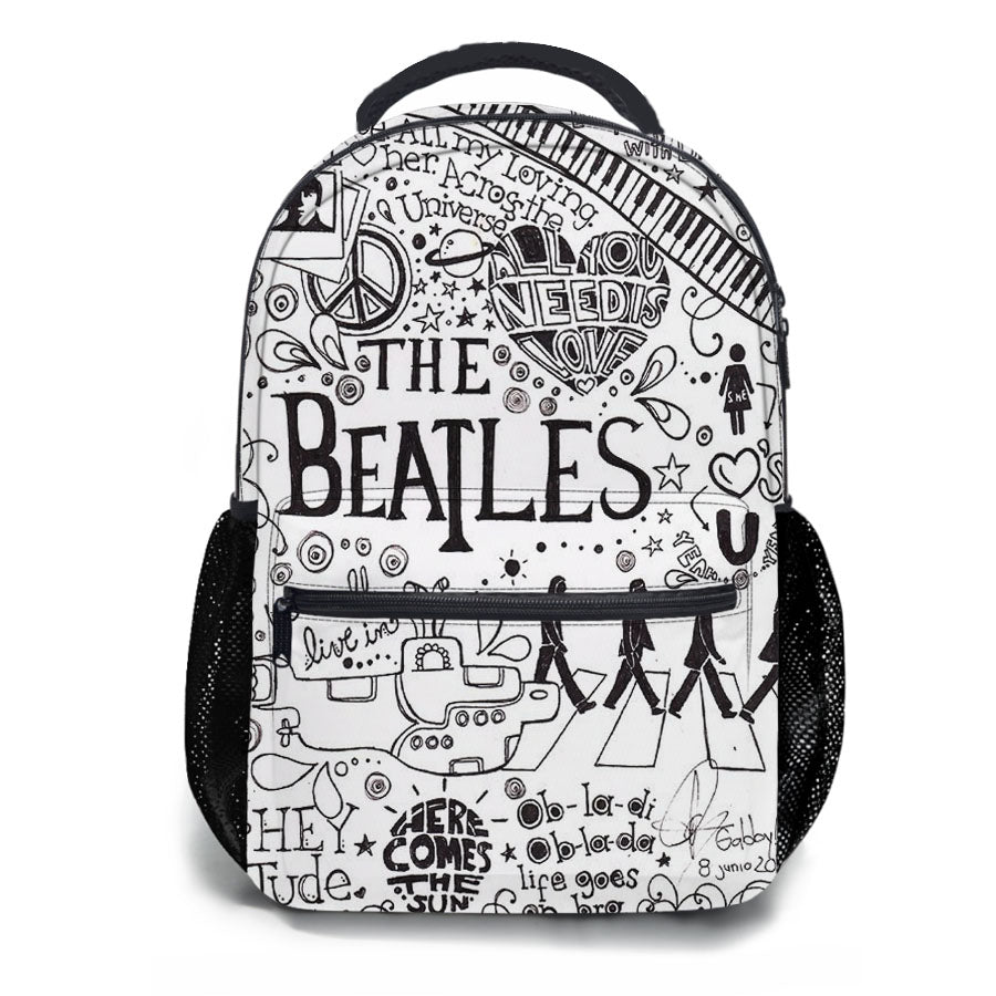 Personalized The Beatles School Backpacks