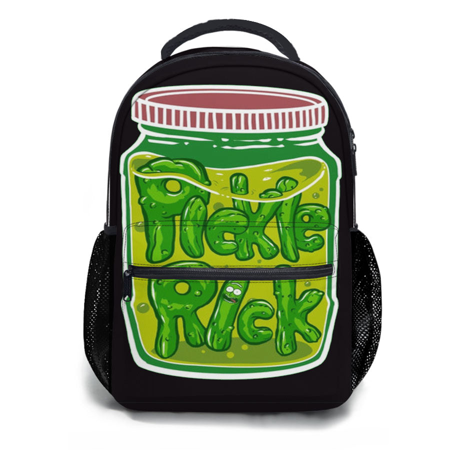 Pickle Rick School Backpacks