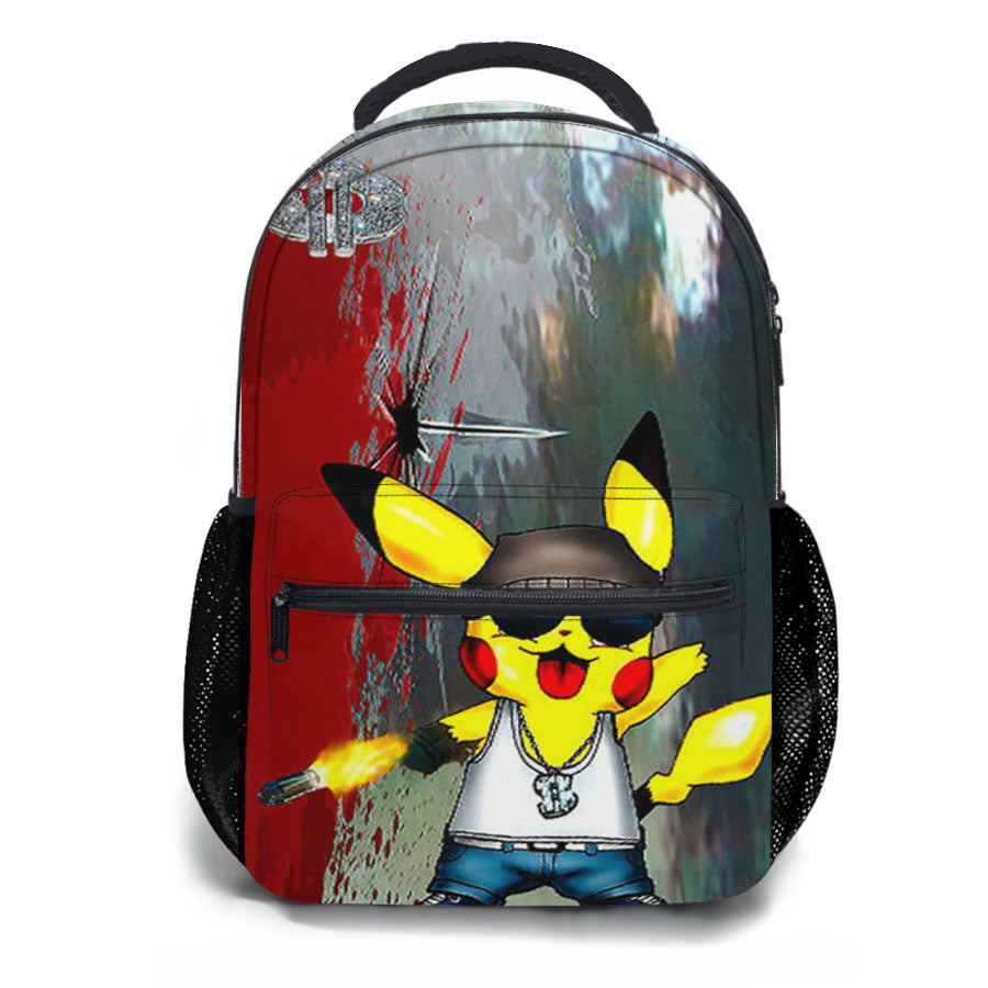 Pikachu Gangster School Backpacks