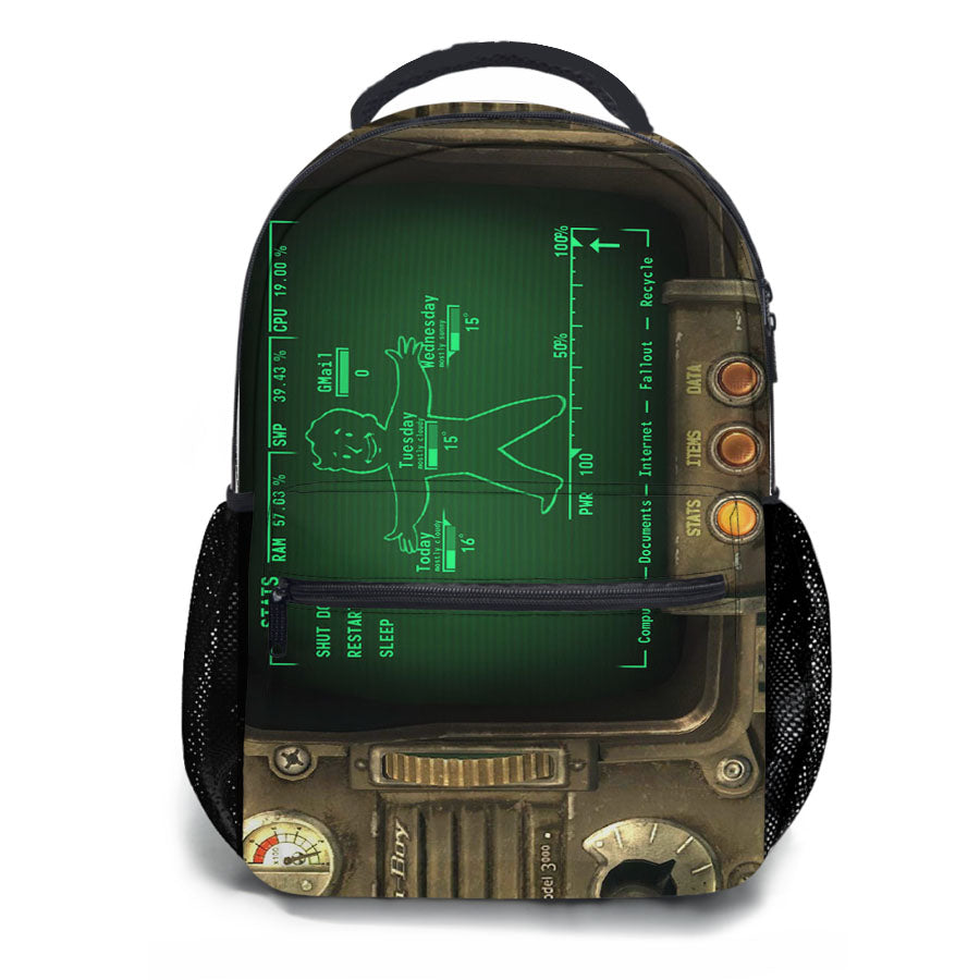 Pipboy 3000 Fallout Game School Backpacks