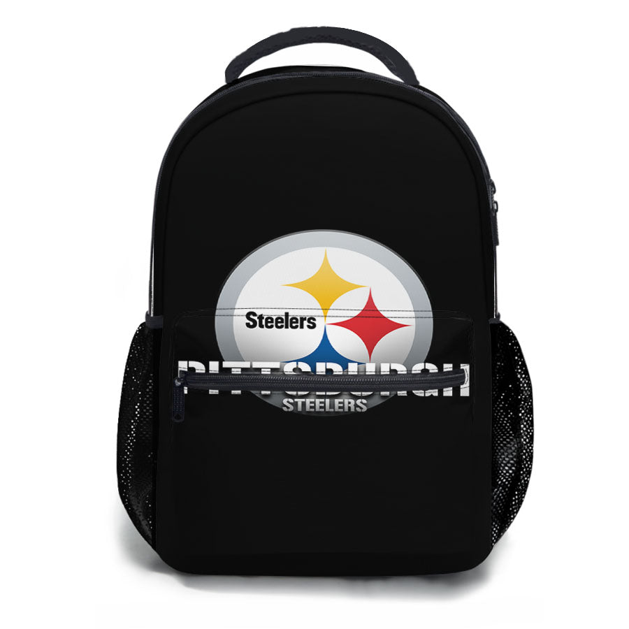 Pittsburgh Steelers Logo Black School Backpacks
