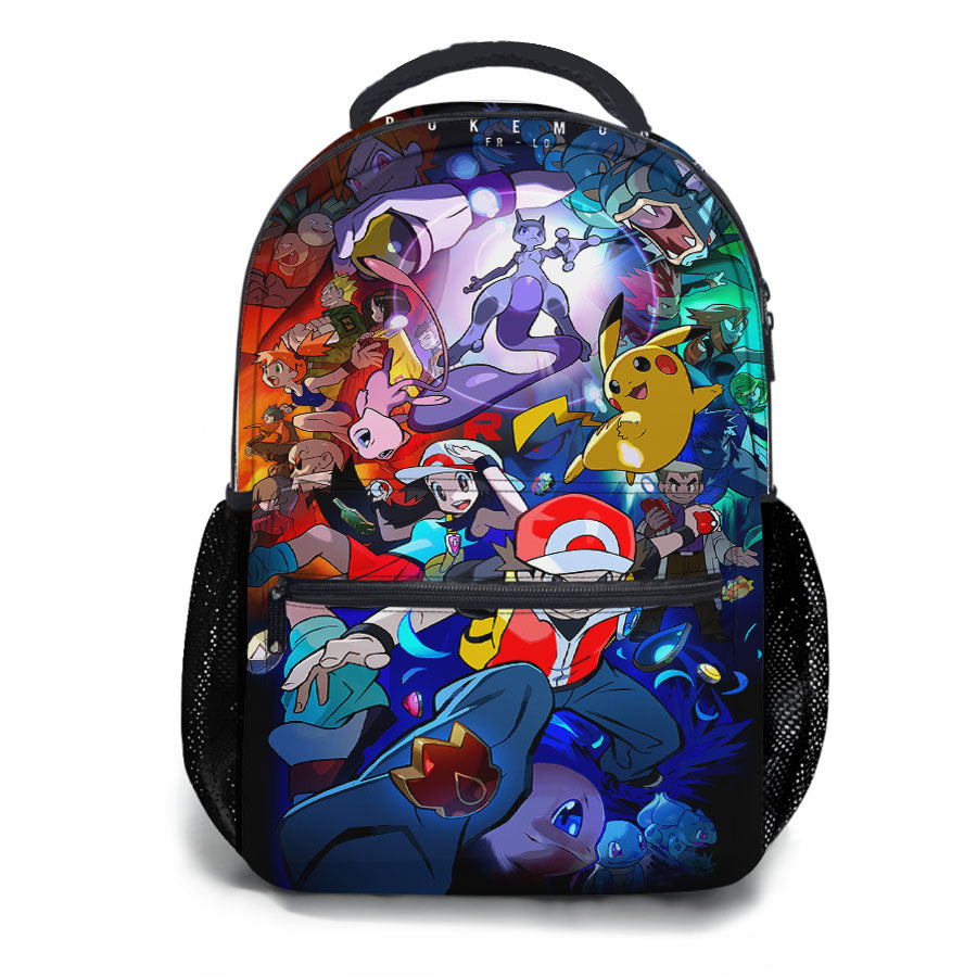 Pokemon Fire Red Fanart School Backpacks