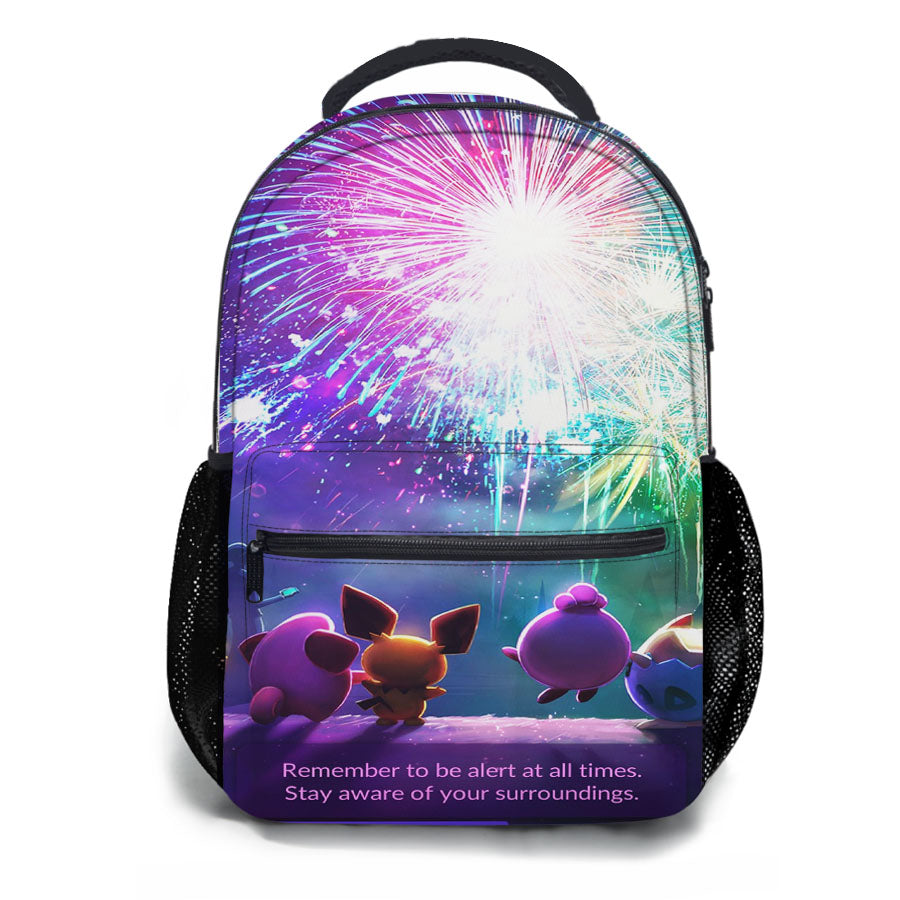 Pokemon Friend Quotes School Backpacks