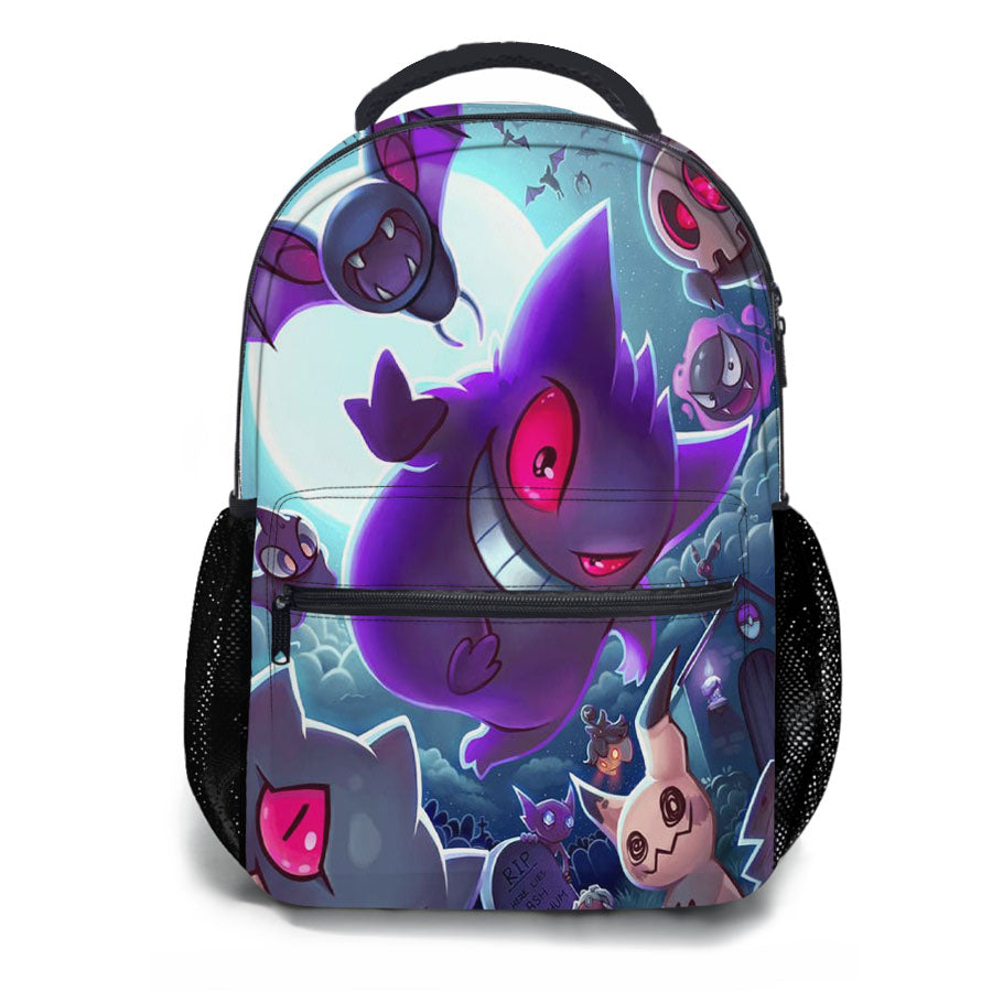 Pokemon Ghost Happy Halloween School Backpacks