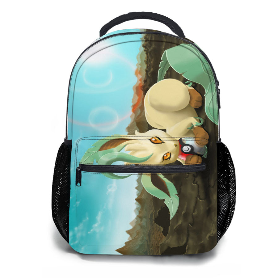 Pokemon Leafeon Pokeball School Backpacks