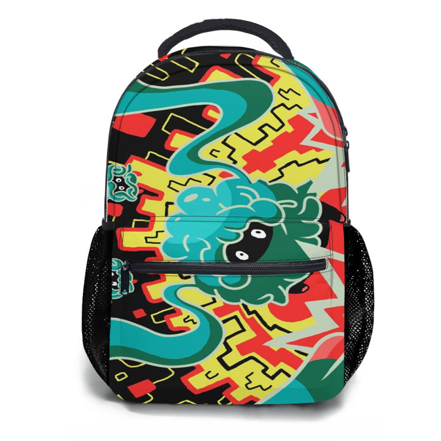 Pokemon Tangela Doodle Art School Backpacks