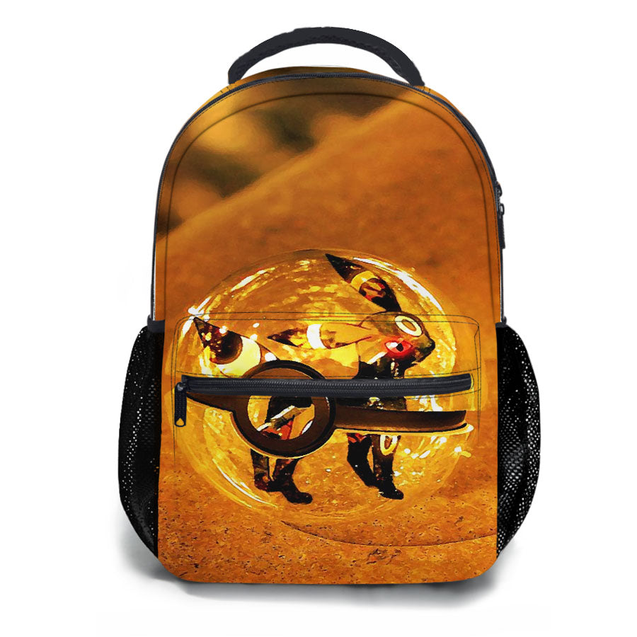 Pokemon Umbreon Pokebolas Canvas School Backpacks