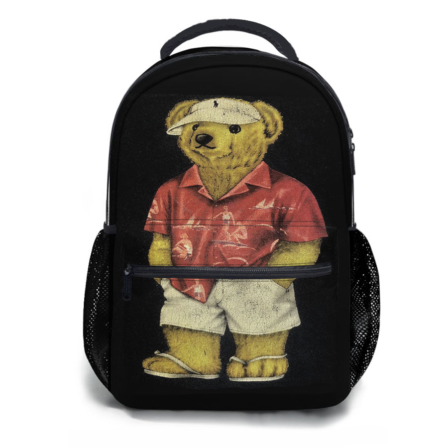 Polo Bear Beach Shirt School Backpacks