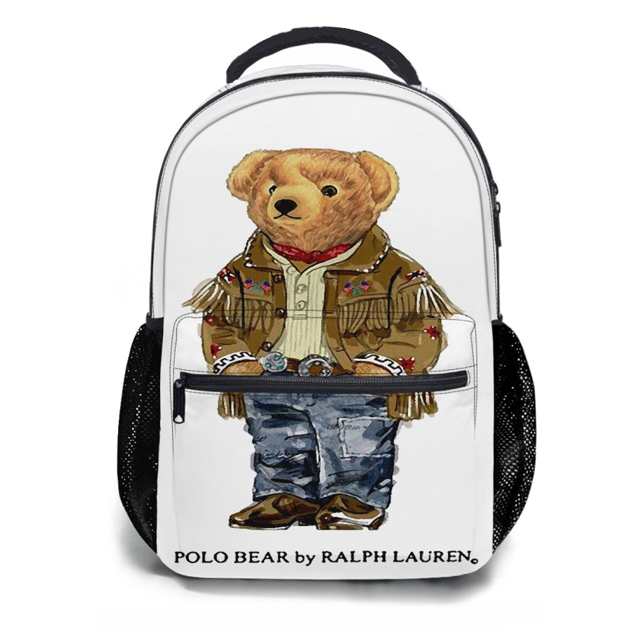 Polo Bear Indian Costume School Backpacks
