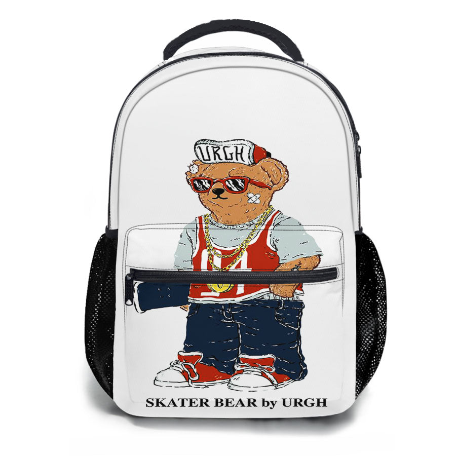 Polo Sskater Bear Urgh 04 School Backpacks