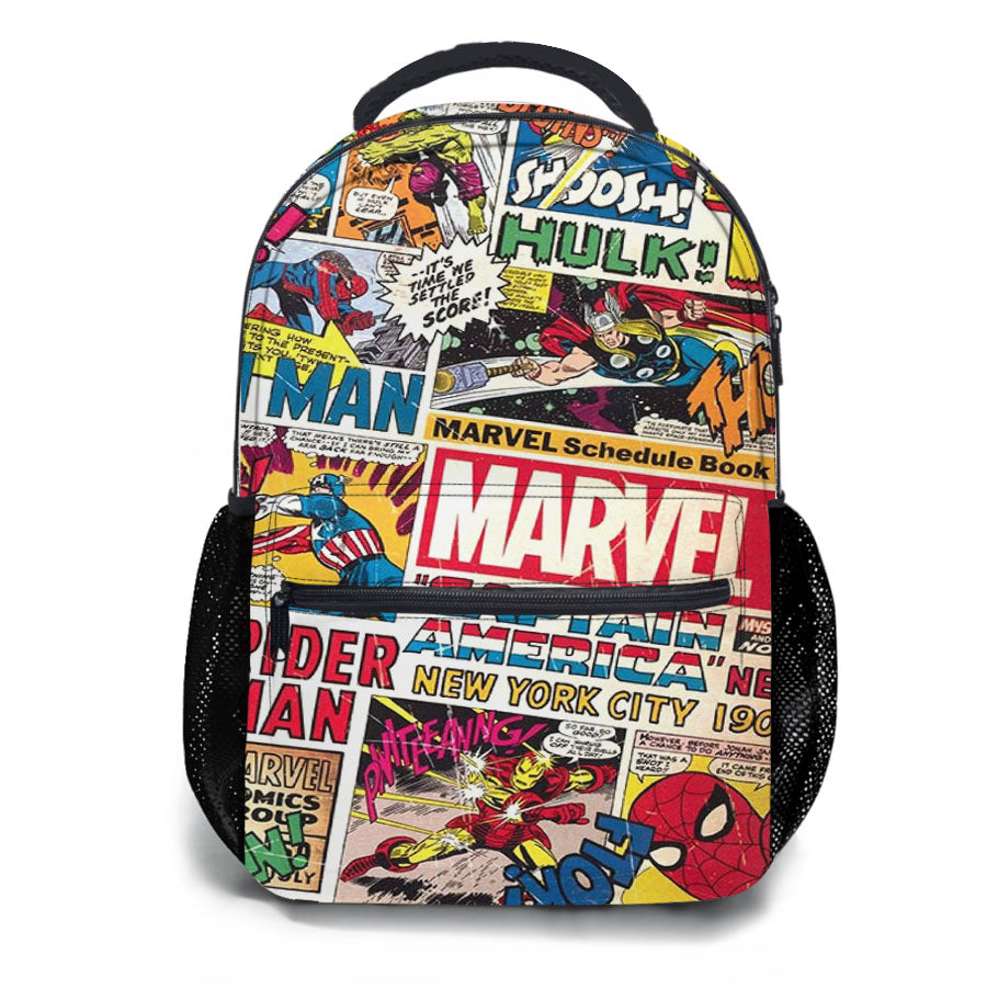 Pop Art Marvel Comic School Backpacks