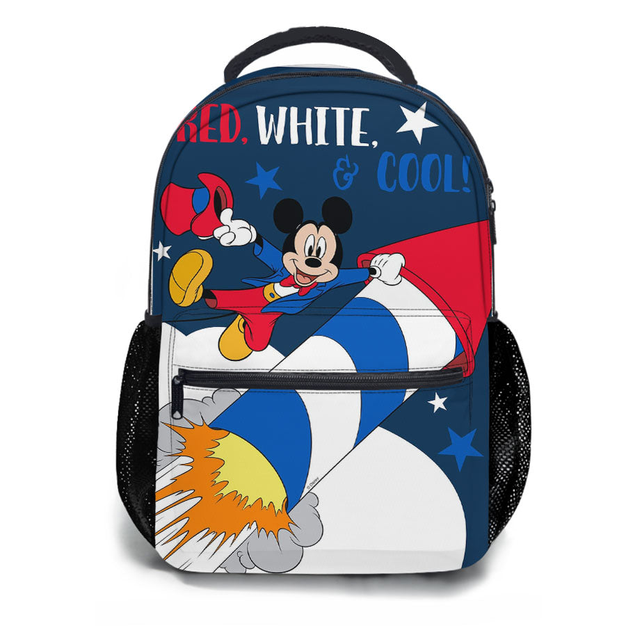 Red, White & Cool Mickey School Backpacks