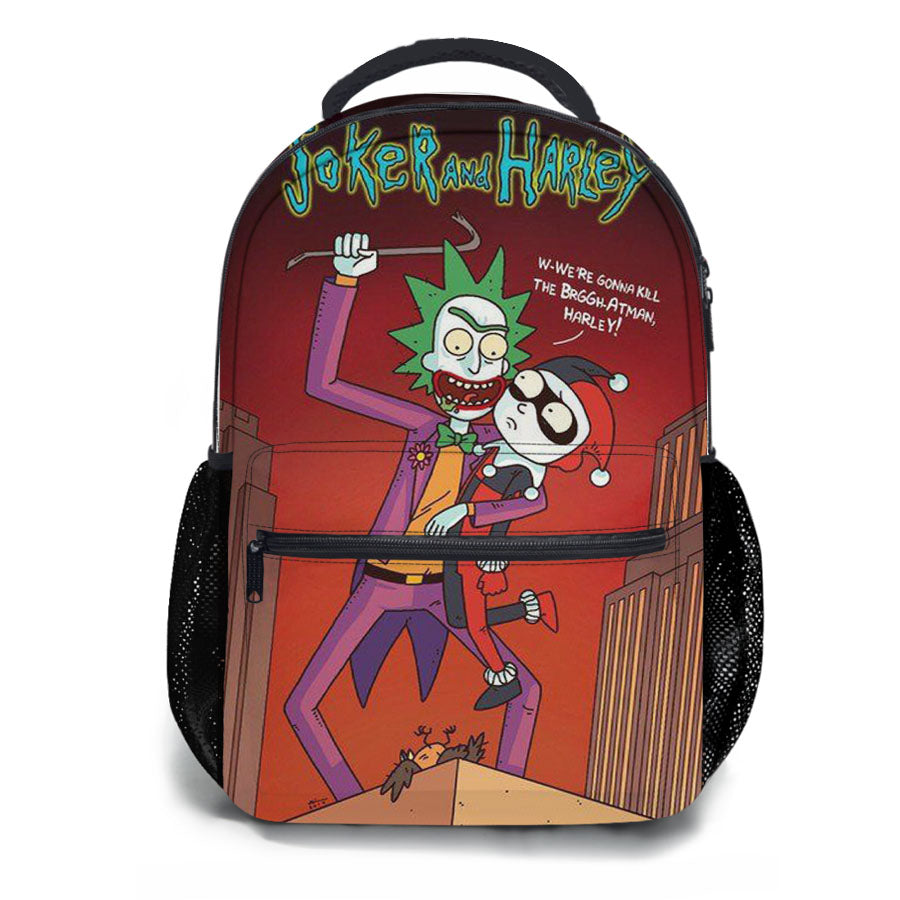 Rick And Morty Joker School Backpacks