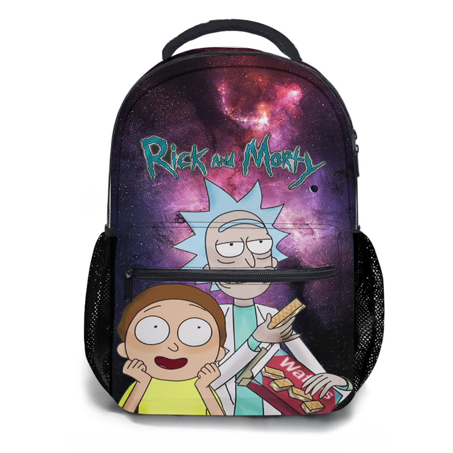Rick And Morty Spaceship School Backpacks