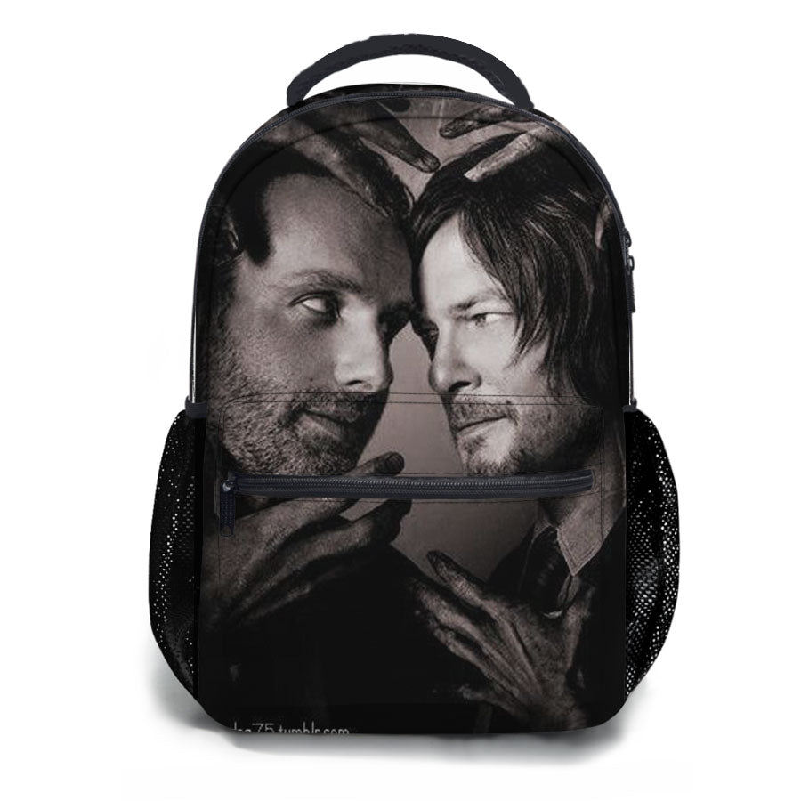 Rick Grimes Daryl Dixon School Backpacks