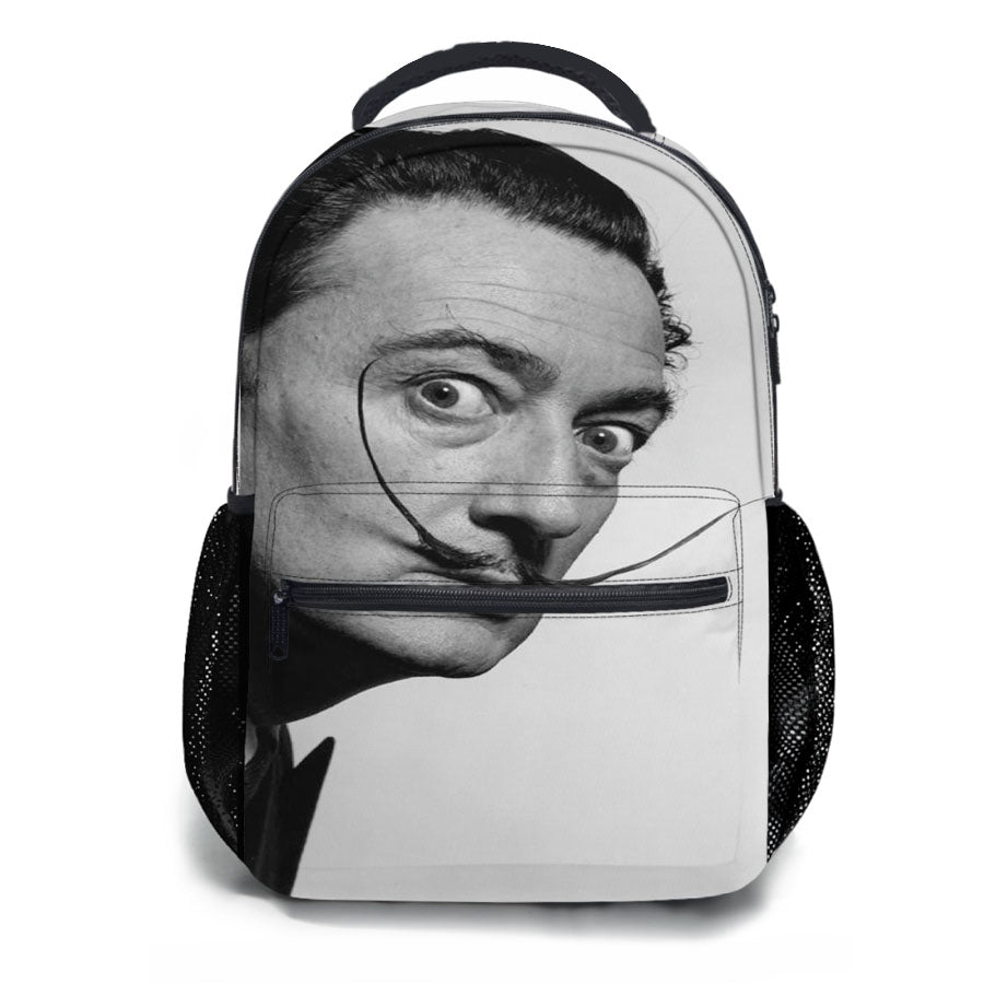 Salvador Dali Mustache School Backpacks