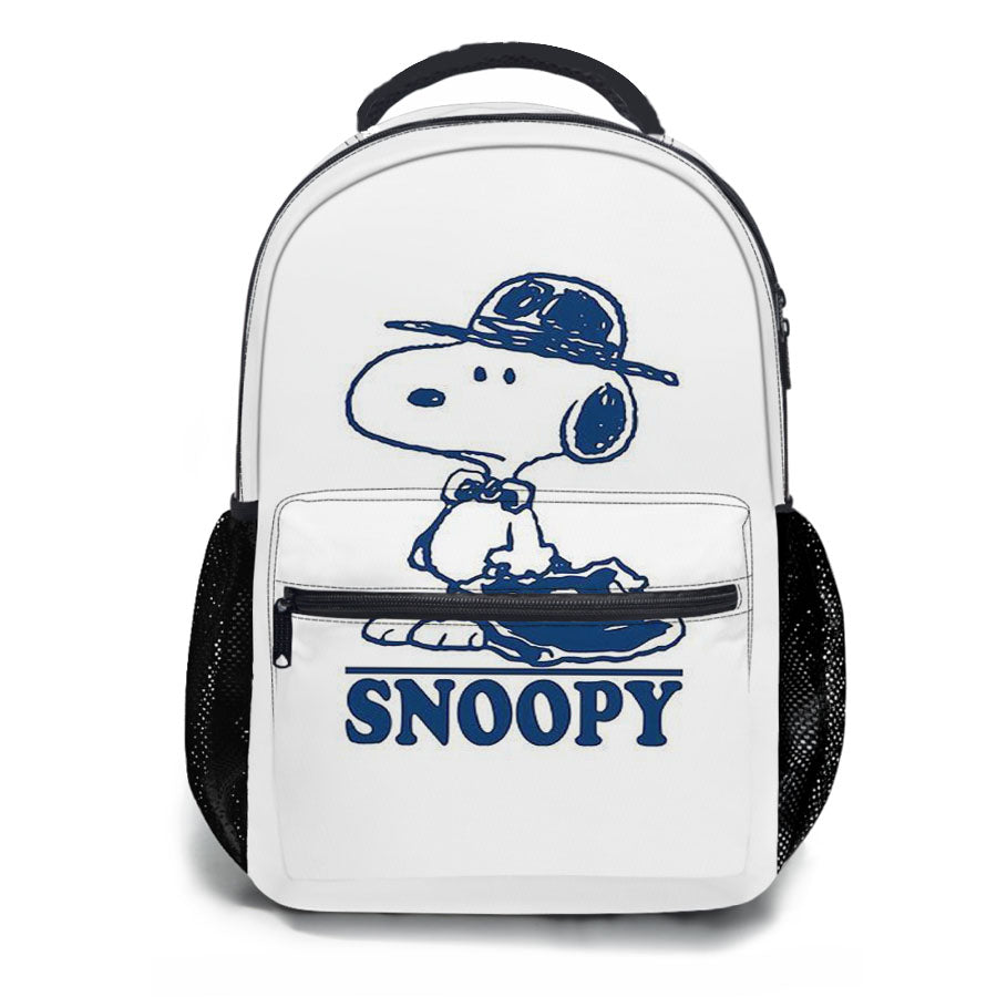 Snoopy Blue Line School Backpacks