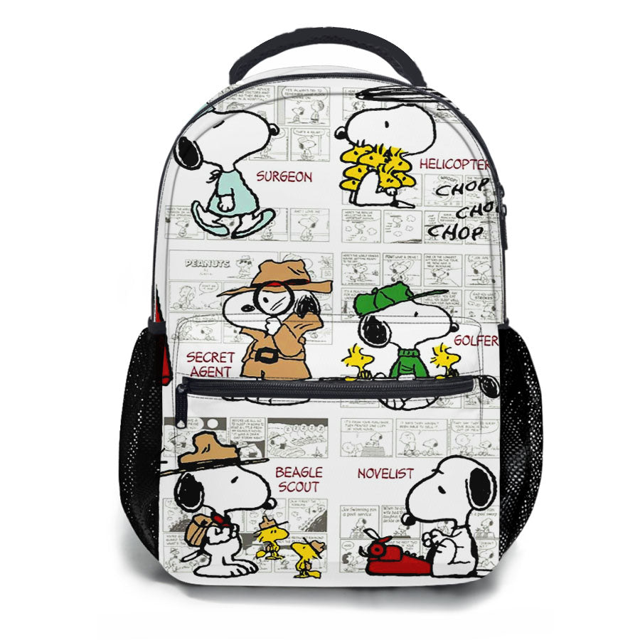 Snoopy Many Faces Comics School Backpacks