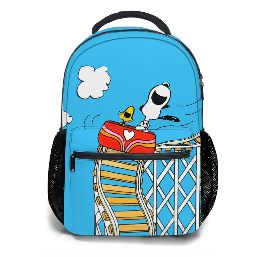 Snoopy Rollercoaster School Backpacks
