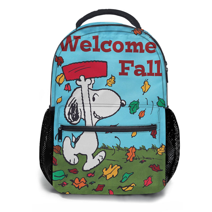 Snoopy Welcome Fall School Backpacks