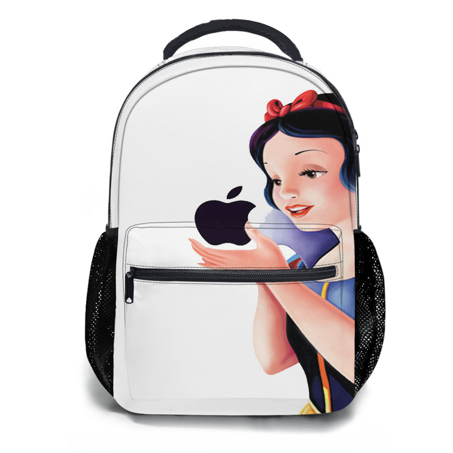 Snow White Snow Case School Backpacks