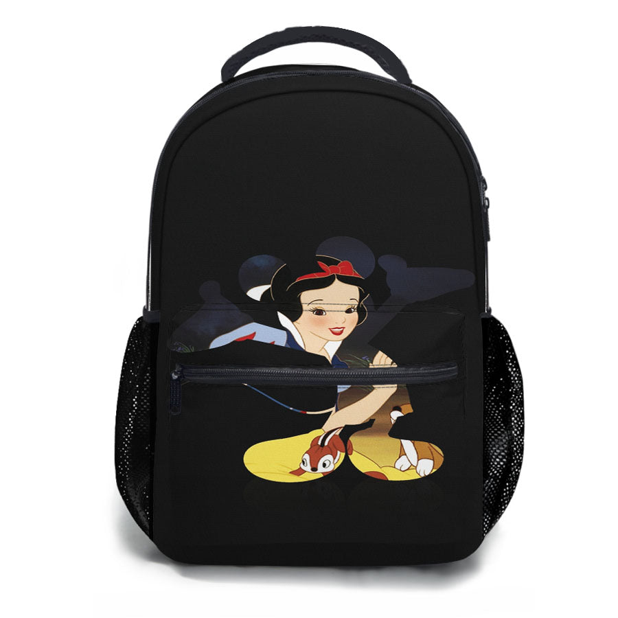 Snow White X Mickey Silhouette School Backpacks