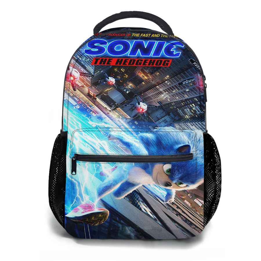 Sonic The Hedgehog School Backpacks