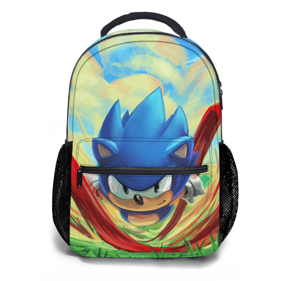 Sonic The Hedgehog Wallpaper School Backpacks