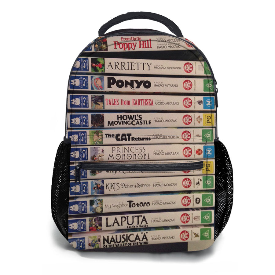 Studio Ghilbli Books School Backpacks