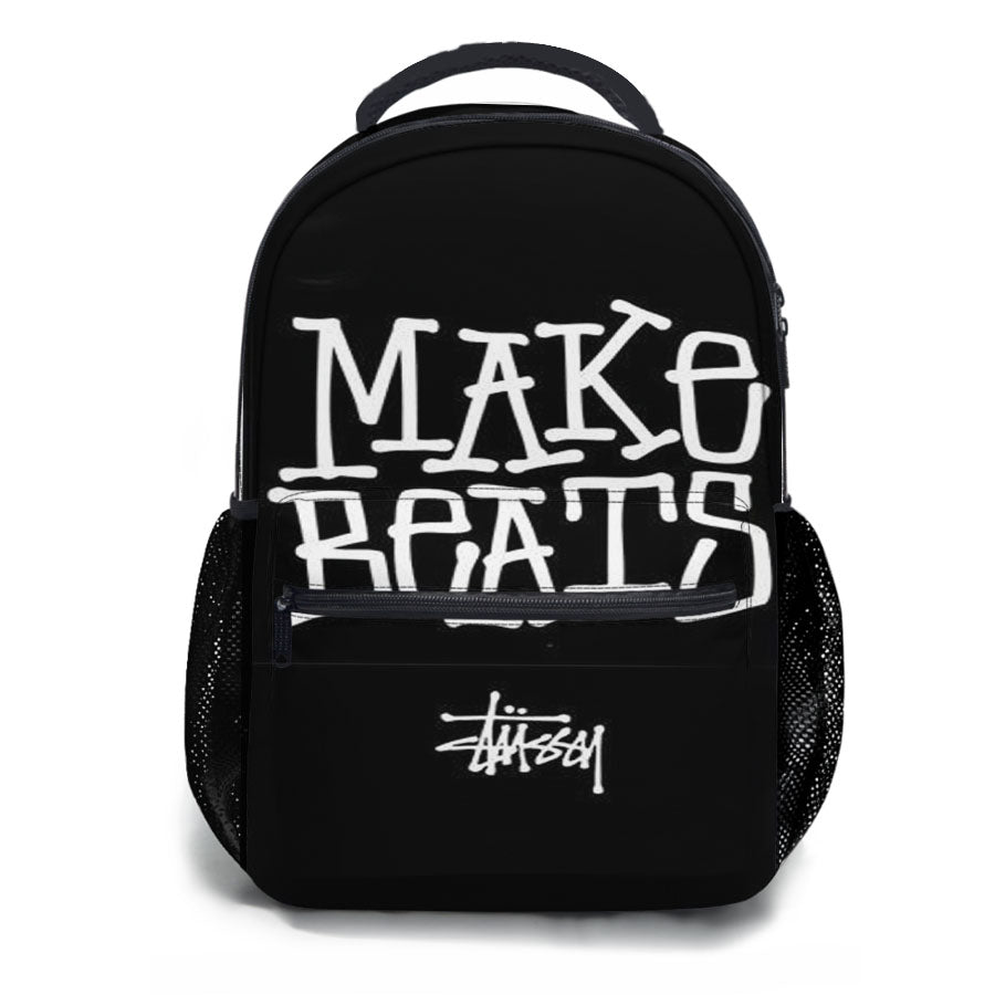 Stussy Make Beats School Backpacks