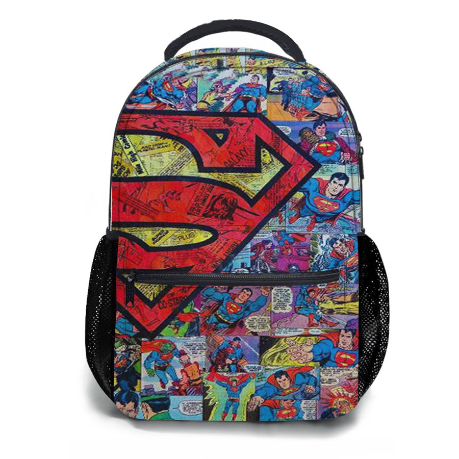 Superman Comics School Backpacks