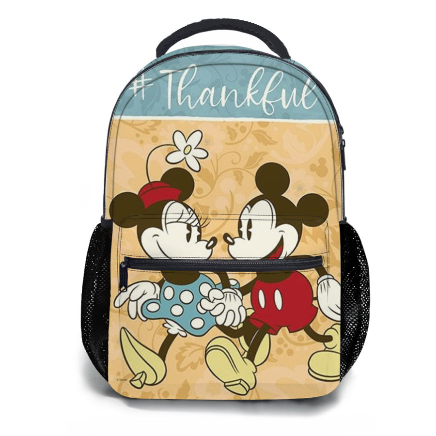Thankful Mickey & Minnie School Backpacks