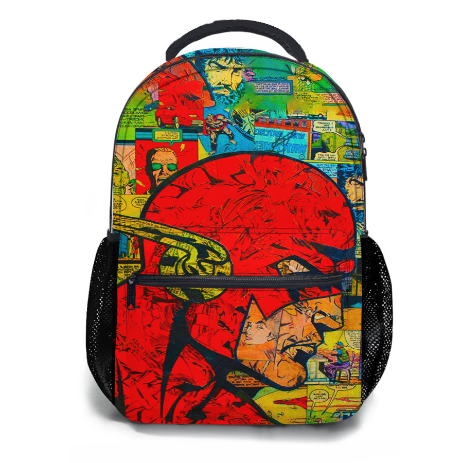 The Flash Comic School Backpacks