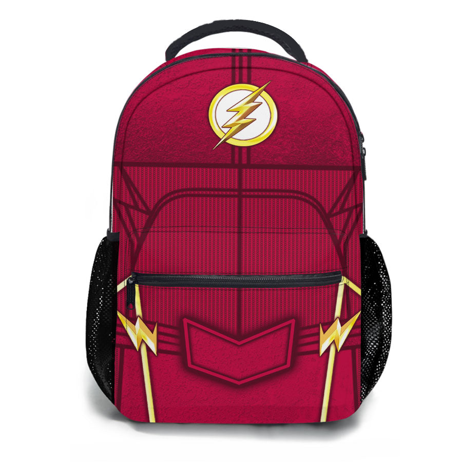 The Flash Red Body Custome Suit School Backpacks