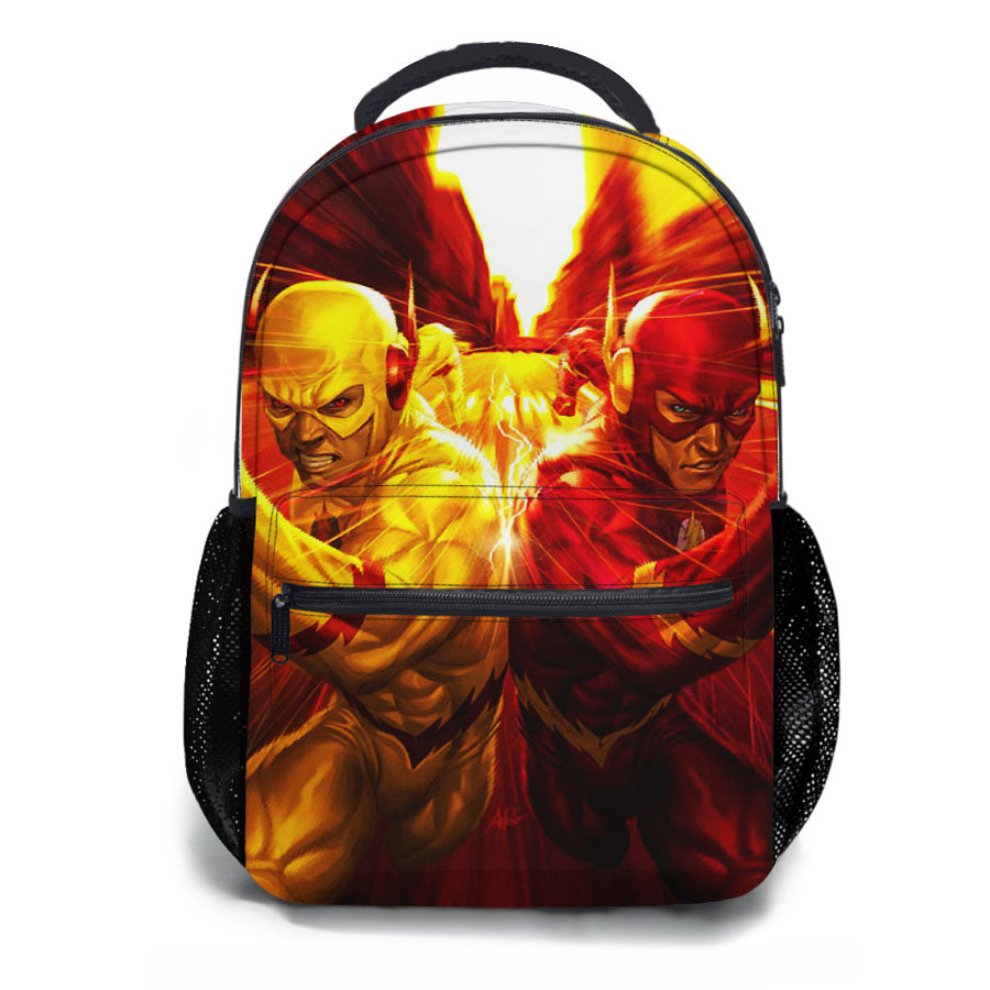 The Flash Vs Reverse Flash School Backpacks