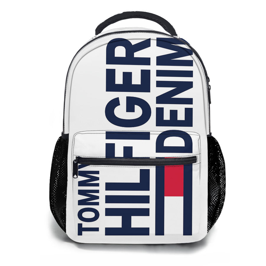 Tommy Hilfiger Denim Logo School Backpacks
