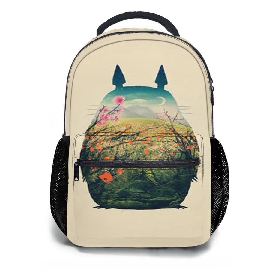 Totoro Landscape School Backpacks
