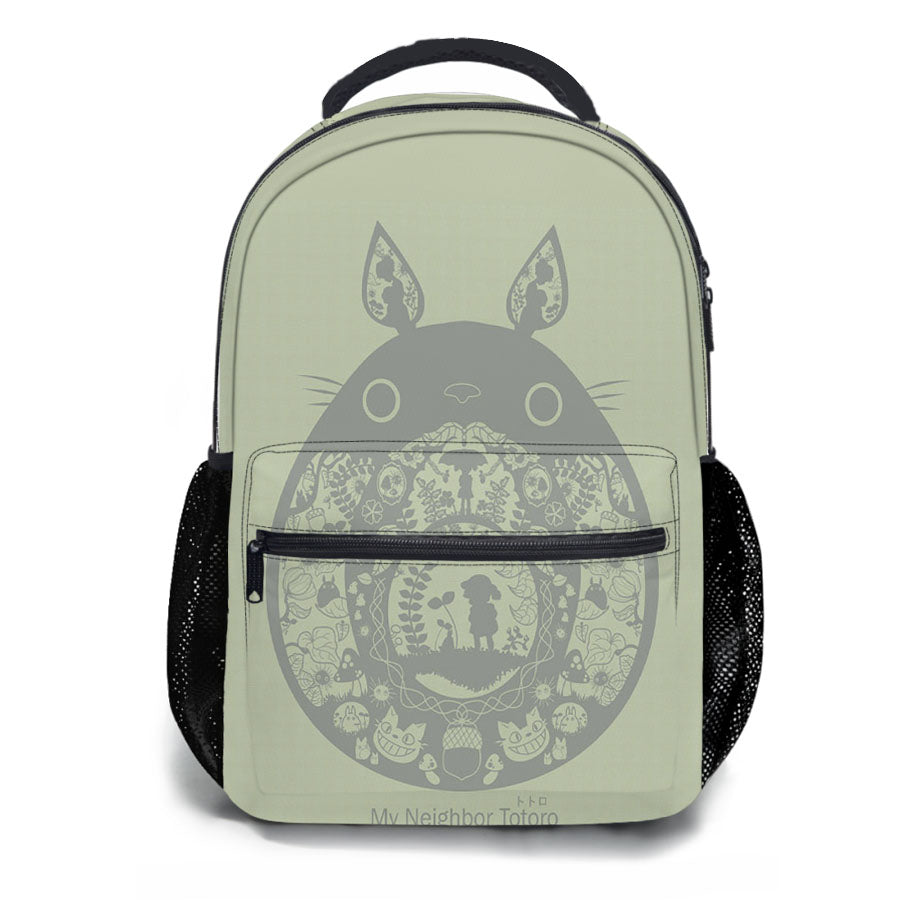 Totoro Pattern Arts School Backpacks