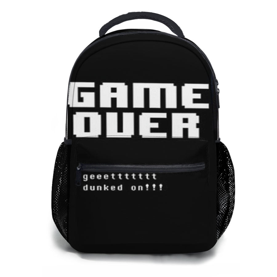 Undertale Game Over Get Dunked On School Backpacks