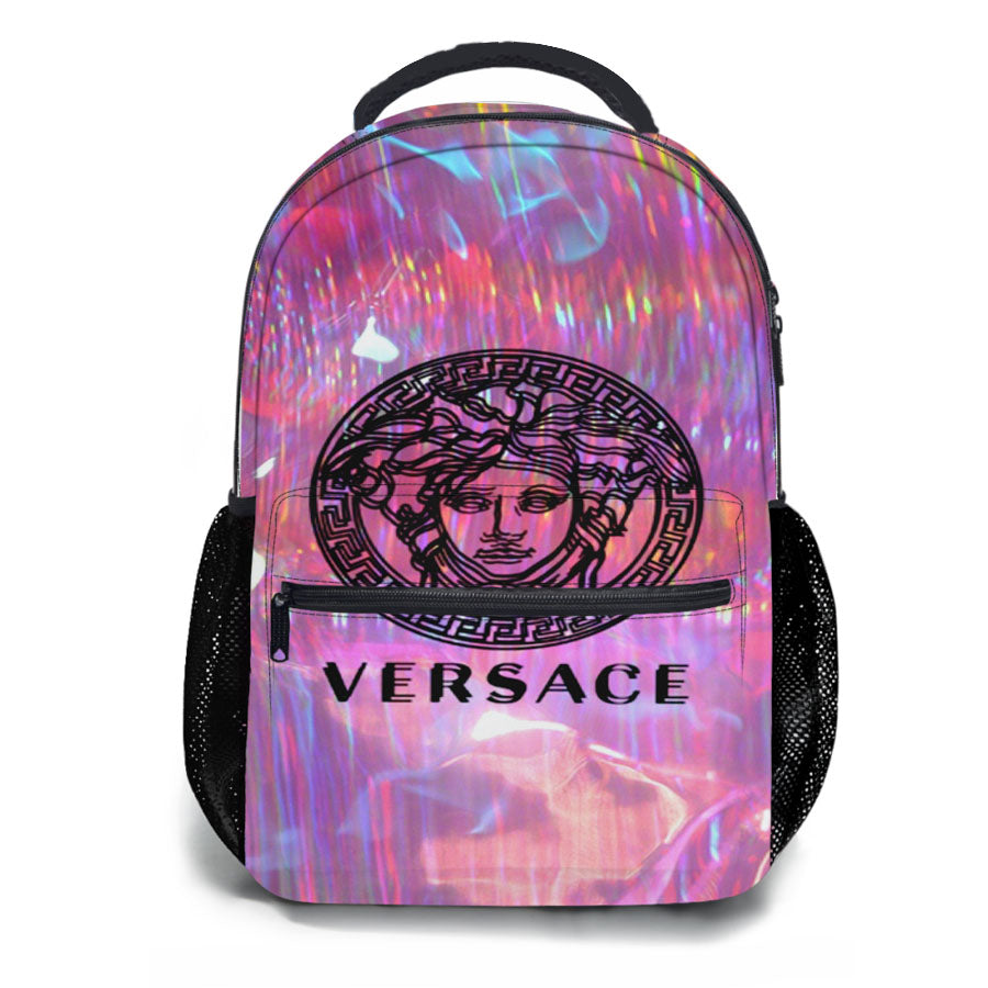 Versace Hologram School Backpacks