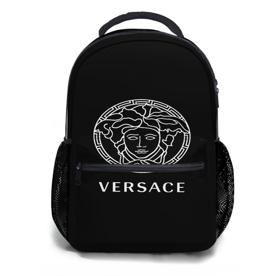Versace Logo School Backpacks