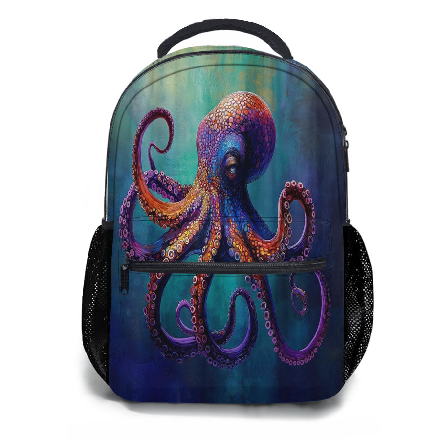 Vibrant Octopus School Backpacks