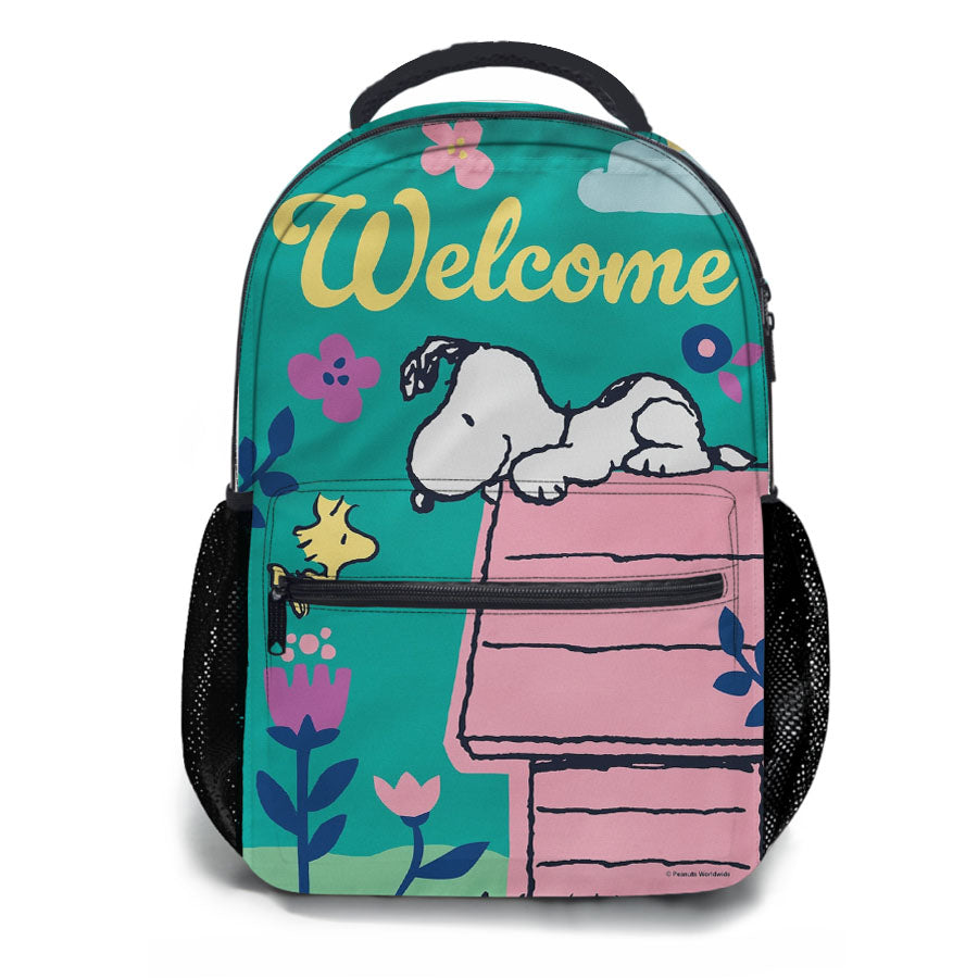 Welcome Spring Snoopy School Backpacks