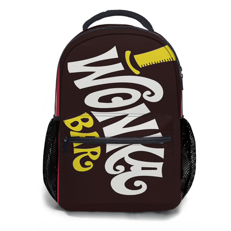Wonka Bar Minimalist School Backpacks