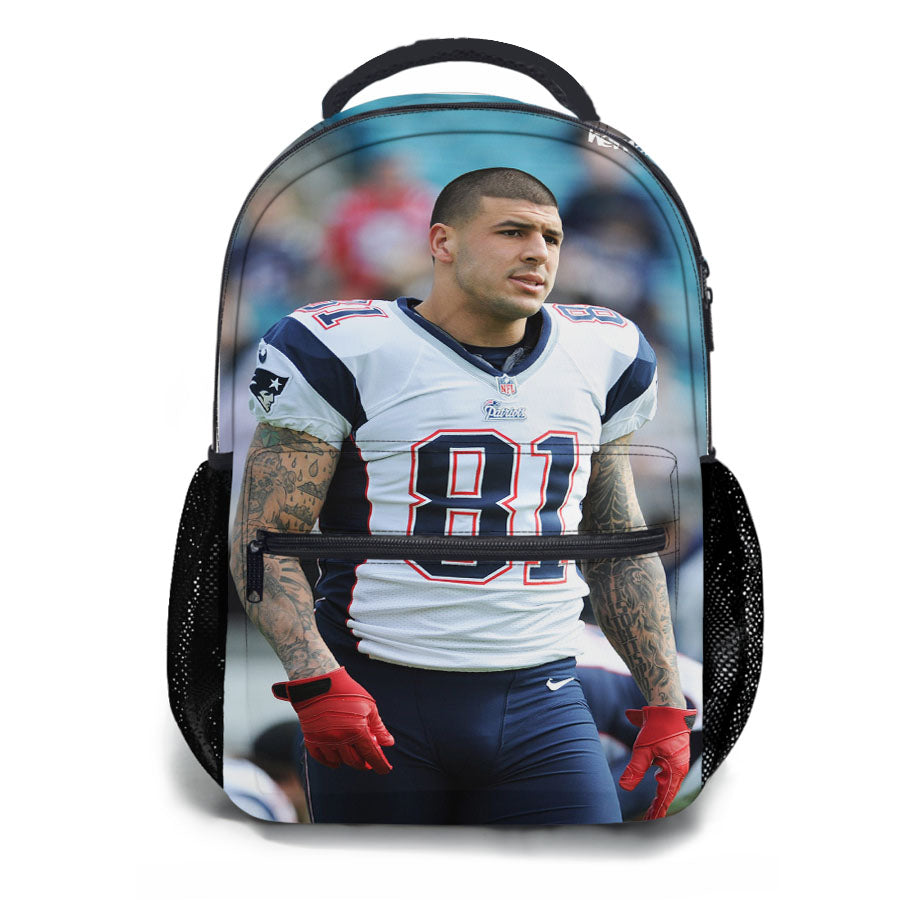 Aaron Hernandez School Backpacks