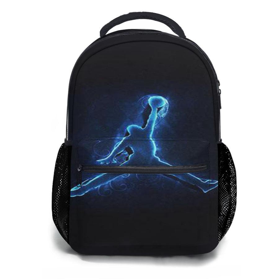Air Jordan Logo Neon School Backpacks