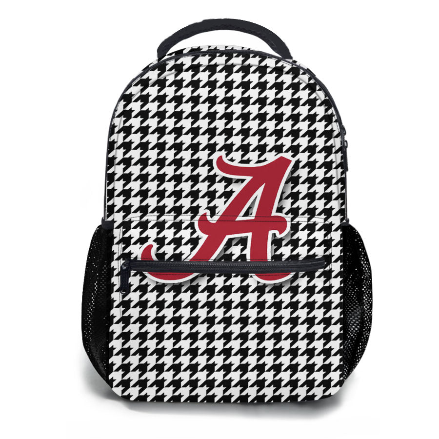 Alabama Houndstooth Crimson Tide School Backpacks